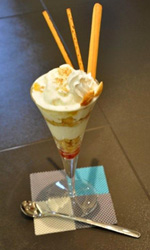 塩バニラパフェ写真